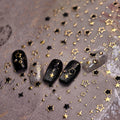 LuLuFun Studio Gold Star Nail Deco Stickers - Ultra-Thin DIY Nail Art