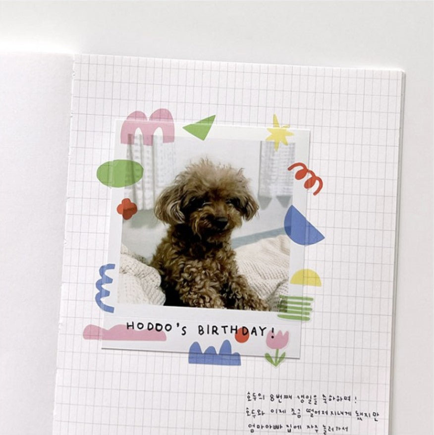 Suatelier Plain.72 Korean Decorative Stickers for Journaling - 3 Sheets