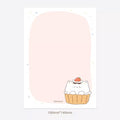 LuLuFun Studio Kitty Bakery Memo Pad – Kawaii Cat Note Pad, 50 Sheets