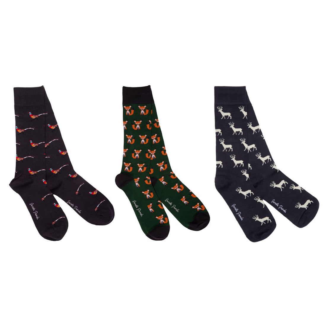 Swole Panda Men's Bamboo Socks Gift Box – Countryside 3-Pack