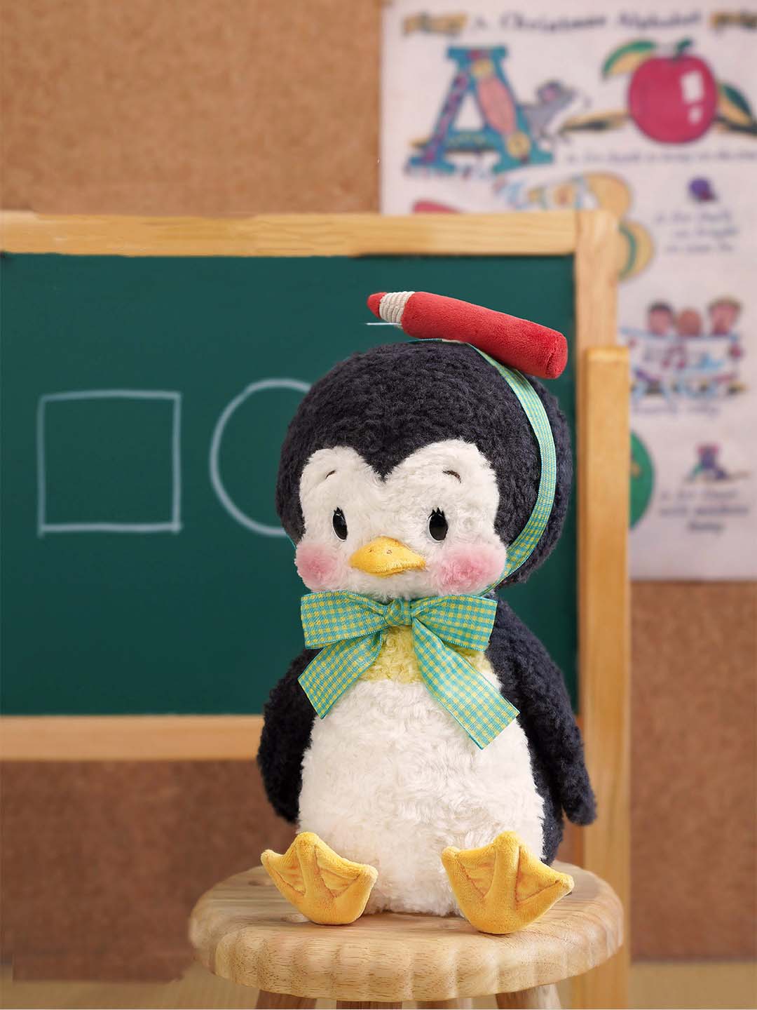Bobo Nuts Olly Penguin Plush Toy – Soft Polyester Cuddly Stuffed Animal