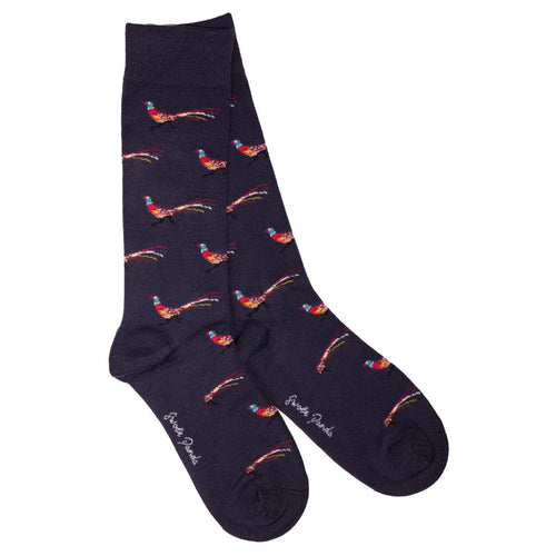 Swole Panda Pheasant Bamboo Socks – Comfort Cuff for Sensitive Feet