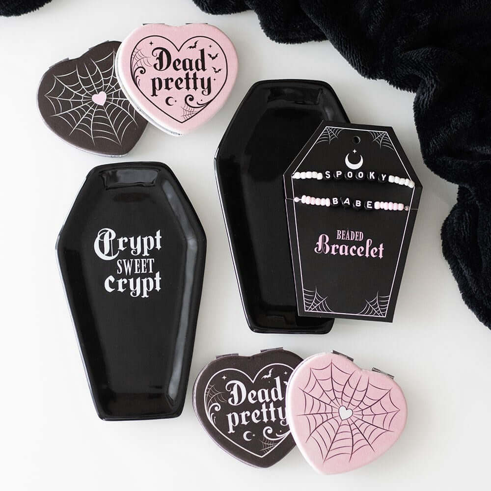 Kate's Clothing Black Ceramic Coffin Trinket Tray – Gothic Jewelry Dish
