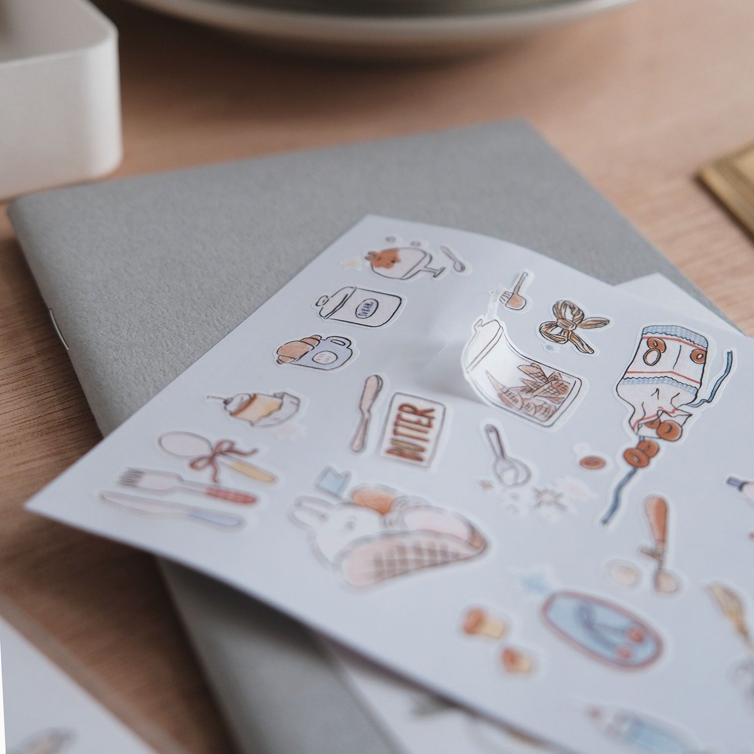 Afternoon Tea Washi Sticker Sheet - A Gator Life Cute Journaling Decor