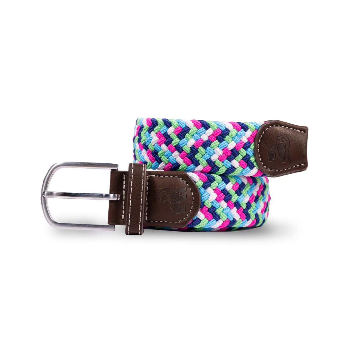 Swole Panda Bright Zigzag Woven Belt | Recycled Elasticated Unisex