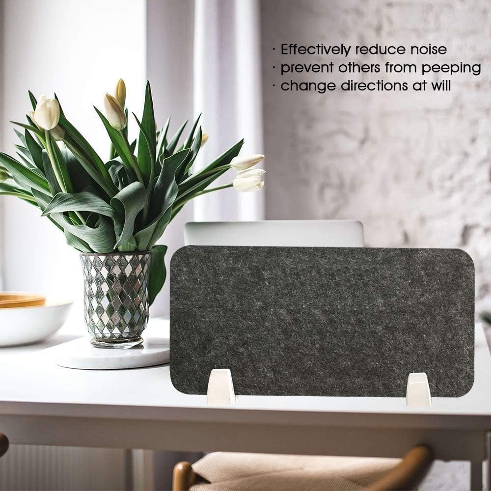 Nisorpa Acoustic Desk Divider | 40x12 Inch Noise Reducing Privacy Panel