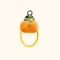 LuLuFun Studio Persimmon Plush Bag Charm – Cute Fruit Keychain Accessory
