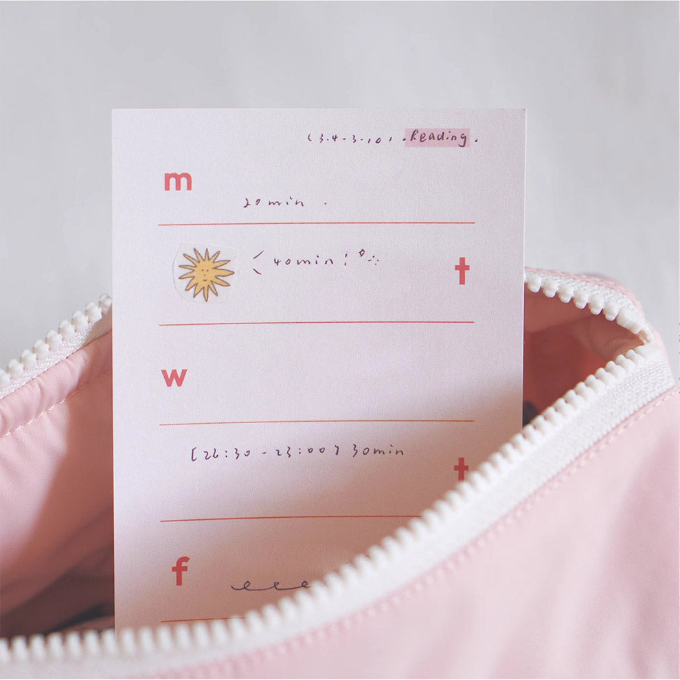 LuLuFun Studio Weekly Plan Memo Note Pad - 60 Sheets Stationery