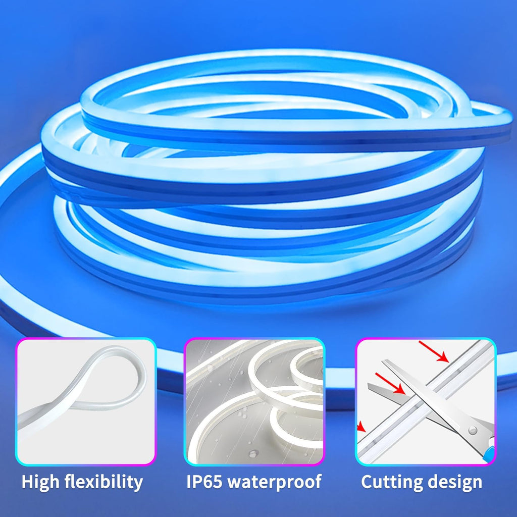 Segrass 20M RGB LED Neon Strip Lights | Smart App Control & Waterproof