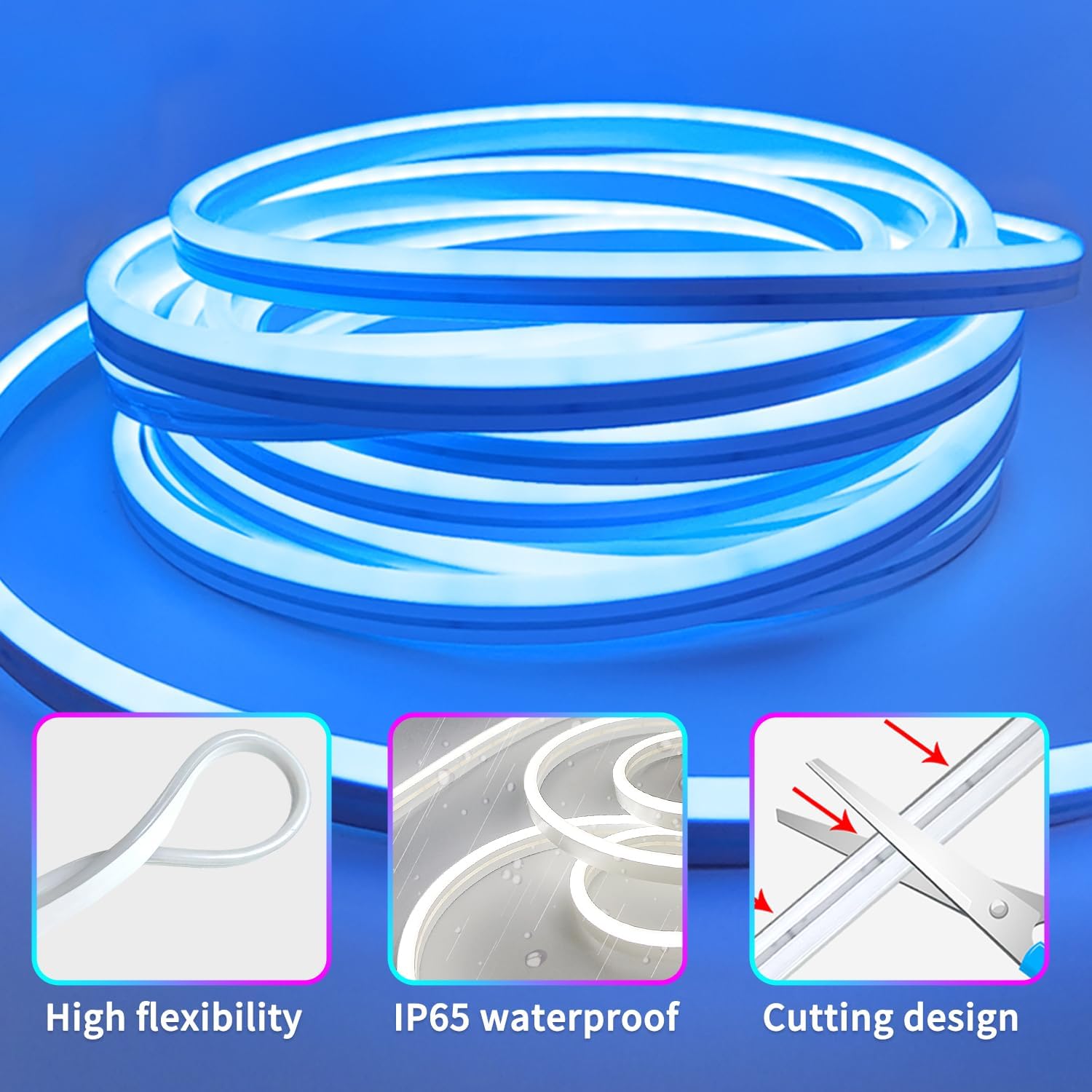 Segrass 20M RGB LED Neon Strip Lights | Smart App Control & Waterproof