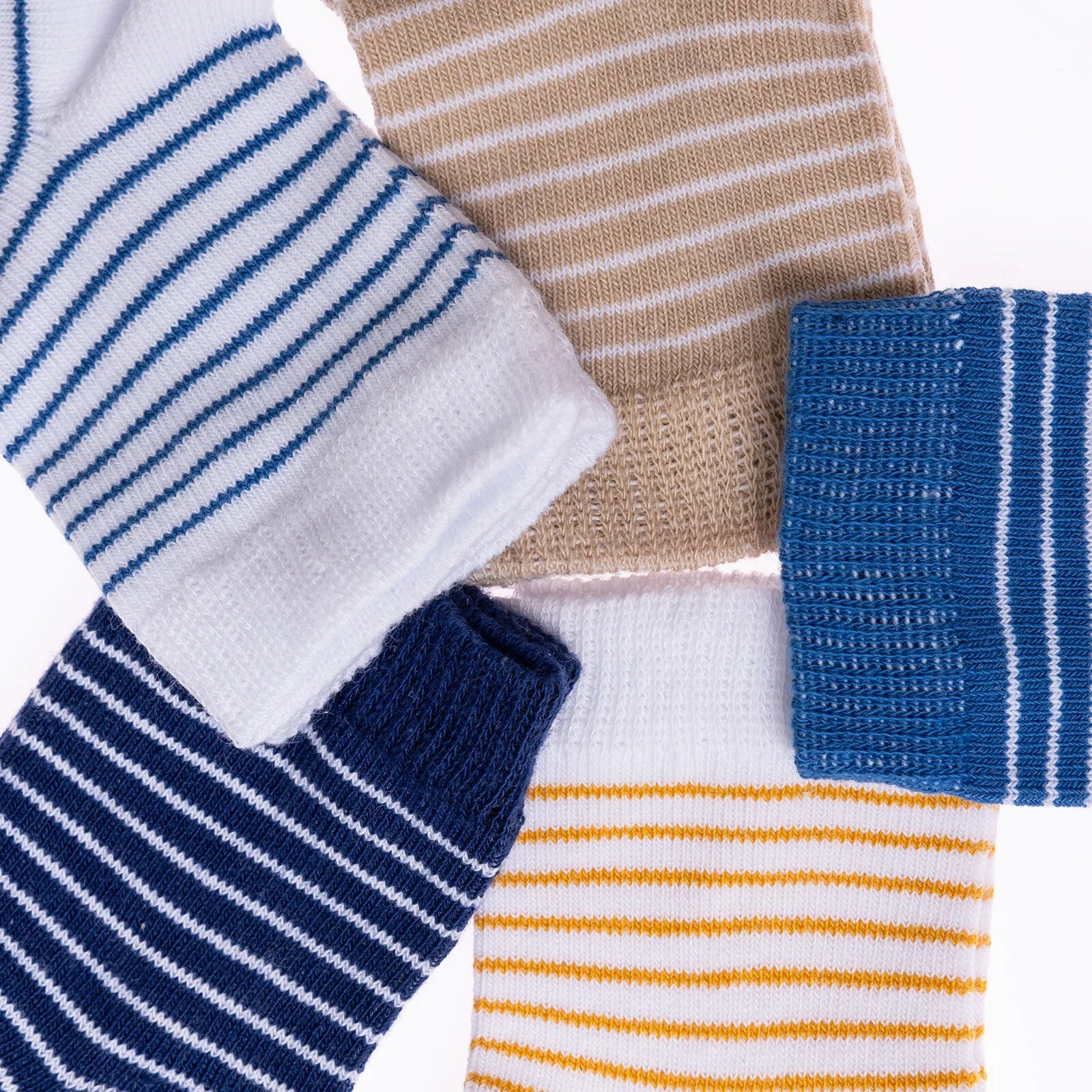 HelloBaby Ankle Socks 5 pcs - Blue Printed