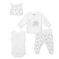 HelloBaby 100% Cotton Tiny Baby Set  - Ecru