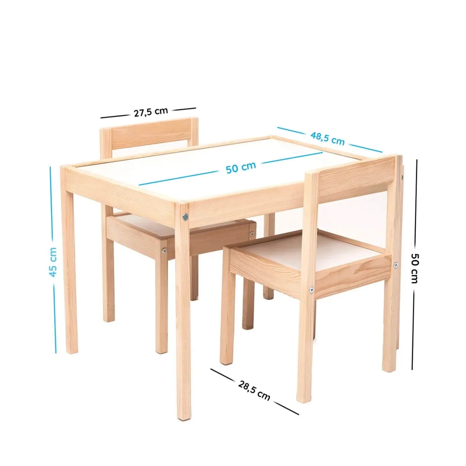Montessori Wooden Table&Chair Set for Kids
