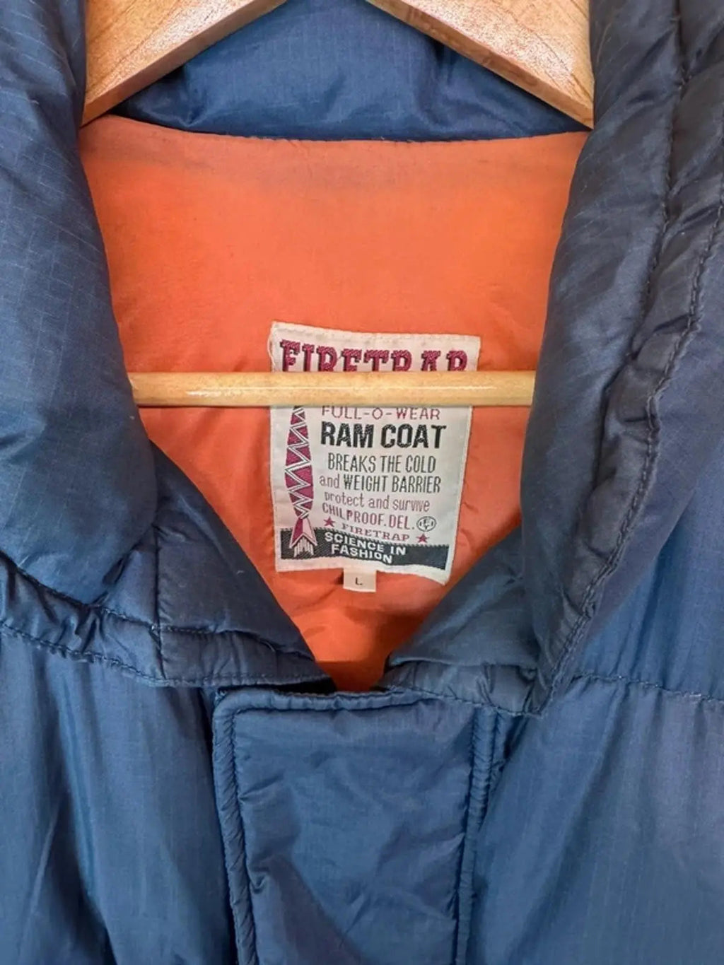 Vintage 1990s Firetrap Puffer Jacket , Bodywarmer , Men’s or women’s Large, #193
