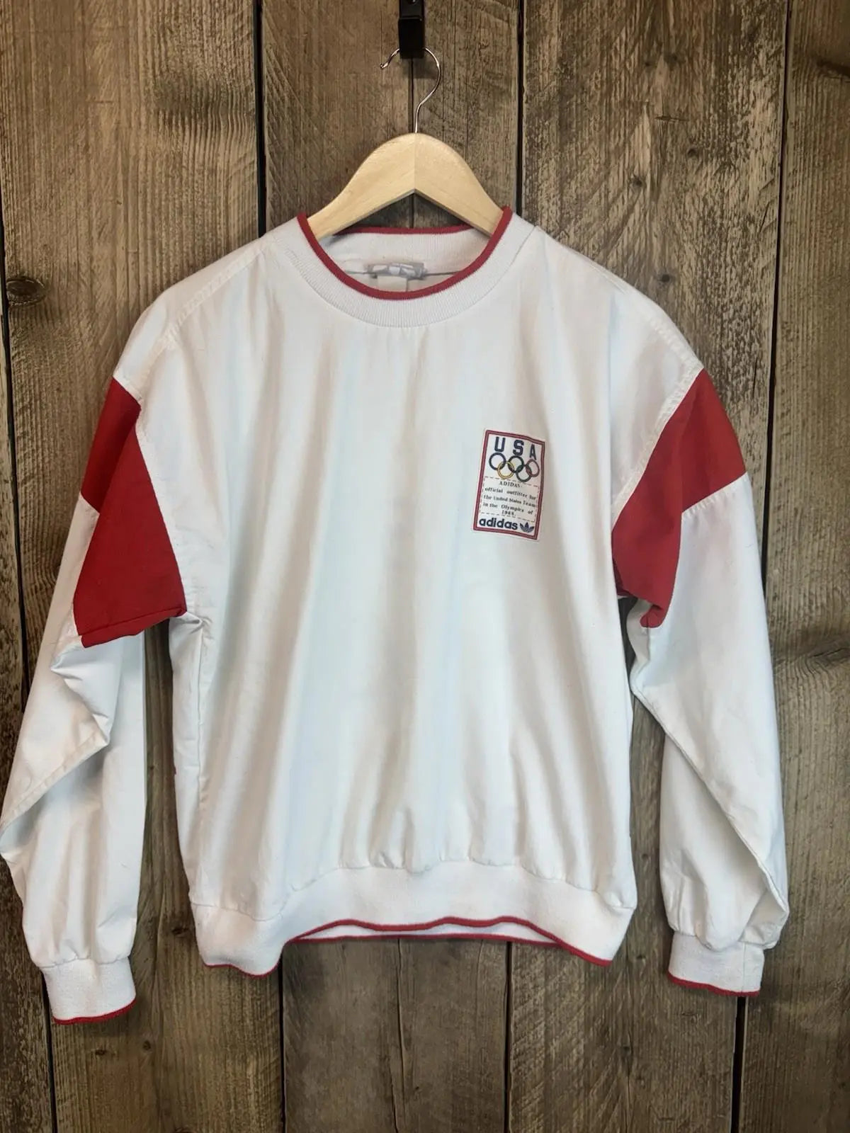 Rare Vintage  Adidas Original Men’s Jumper USA OLYPICS 1988 Top Sweater Medium