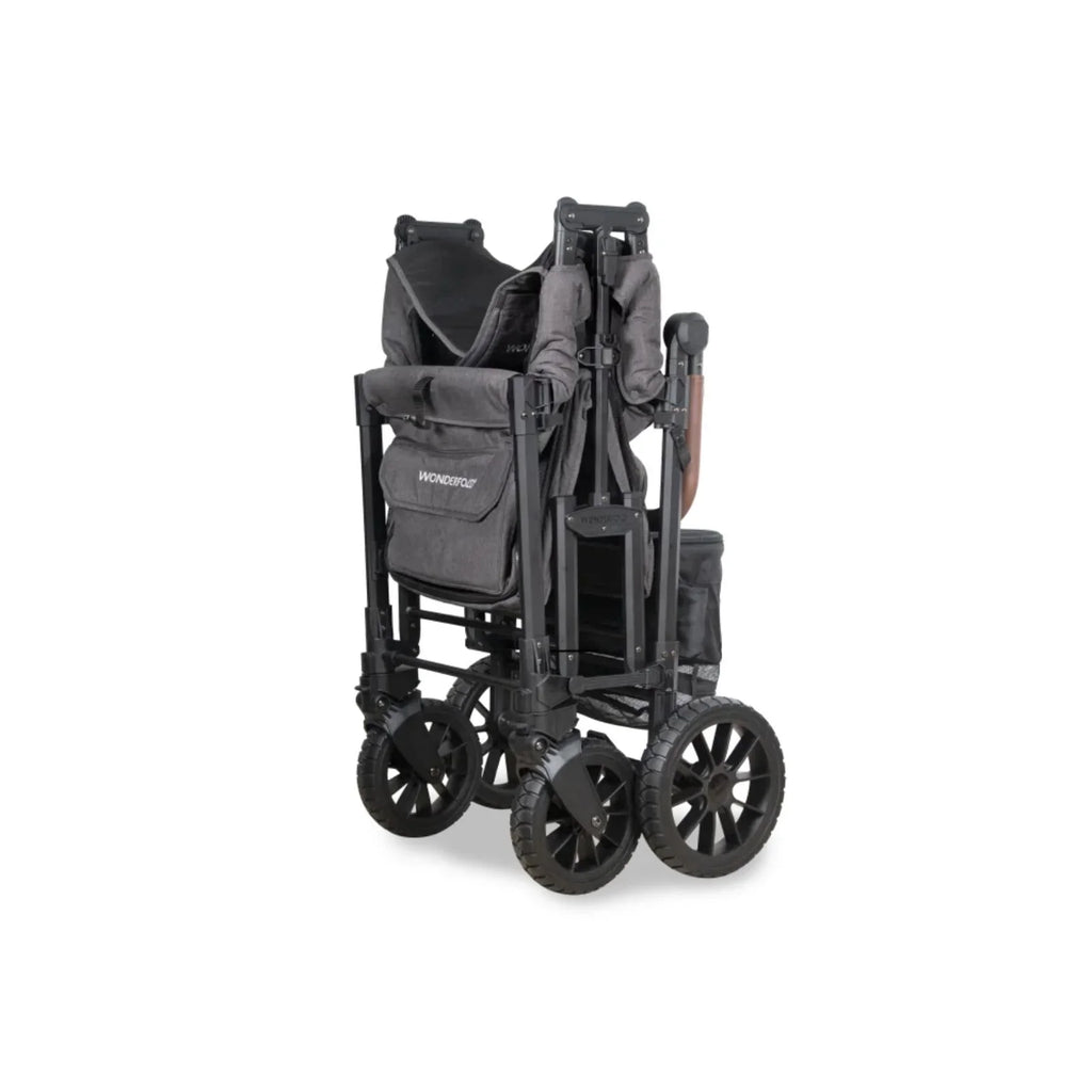 Wonderfold W2 Luxe Pro Stroller Wagon - Charcoal Grey