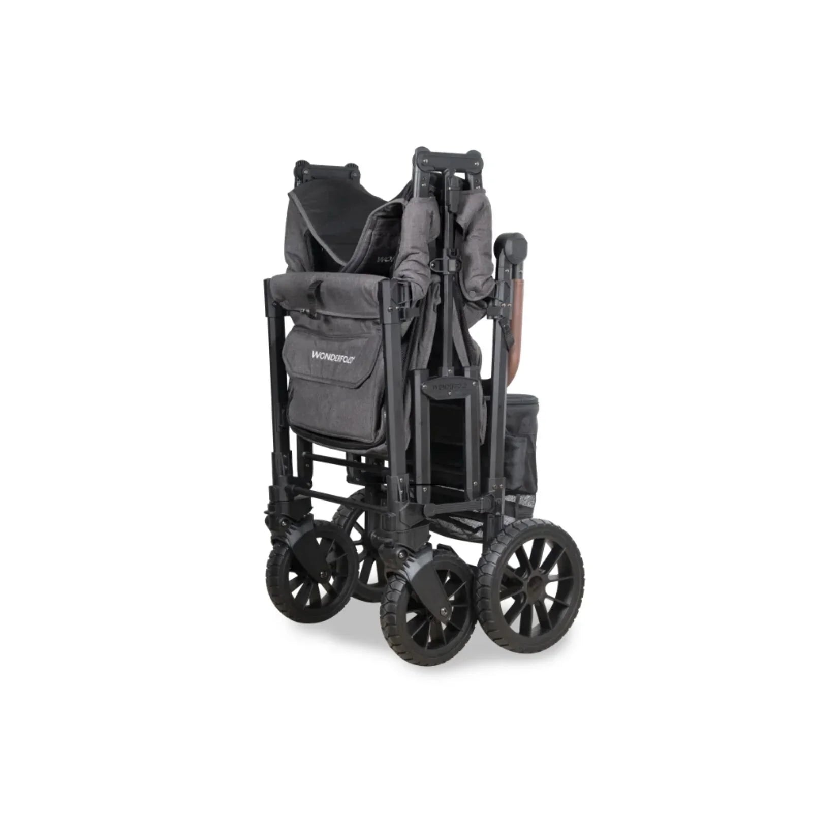 Wonderfold W2 Luxe Pro Stroller Wagon - Charcoal Grey