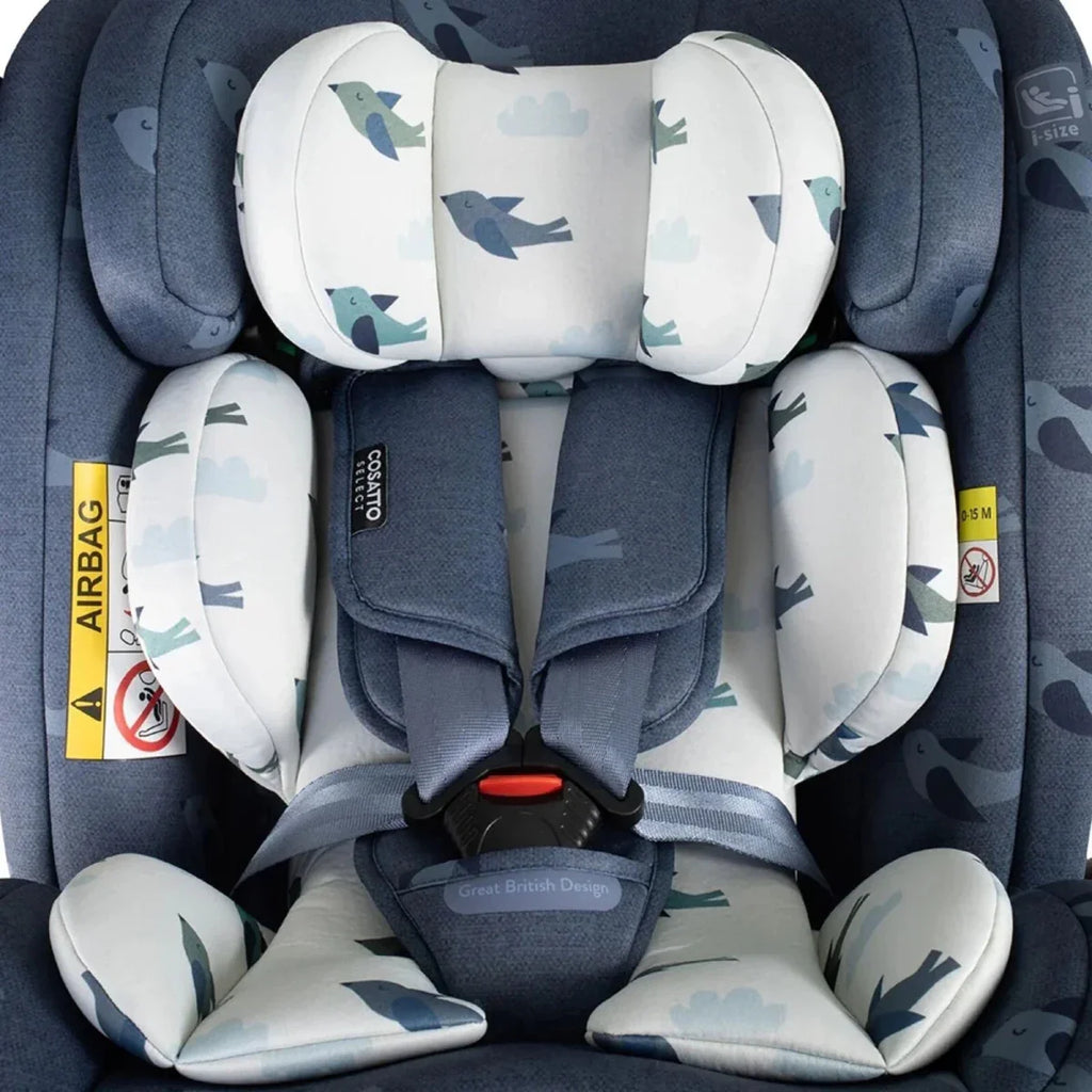 Cosatto Get Set Grow Plus i-Size Group 0+/1/2/3 360 Car Seat - Skylark