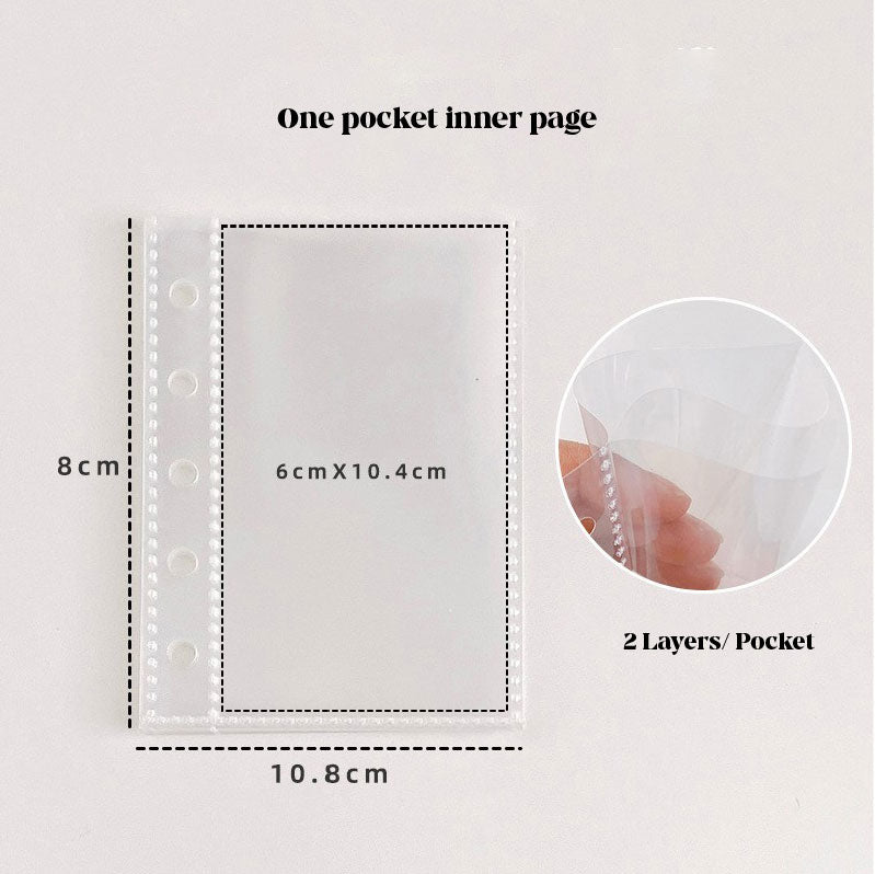 M5 Mini Binder Stationery Organizer in Summer Mint | LuLuFun Studio