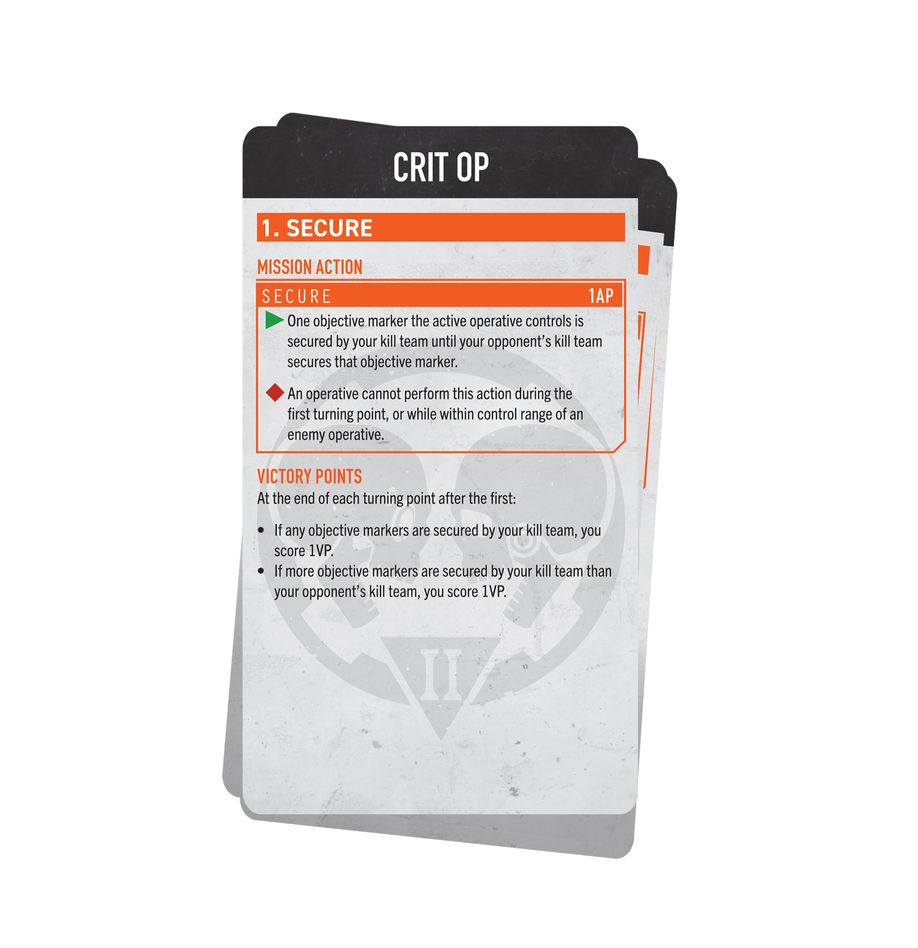 Kill Team: Approved Ops Card Pack 2025 – Warhammer 40k Mission Cards