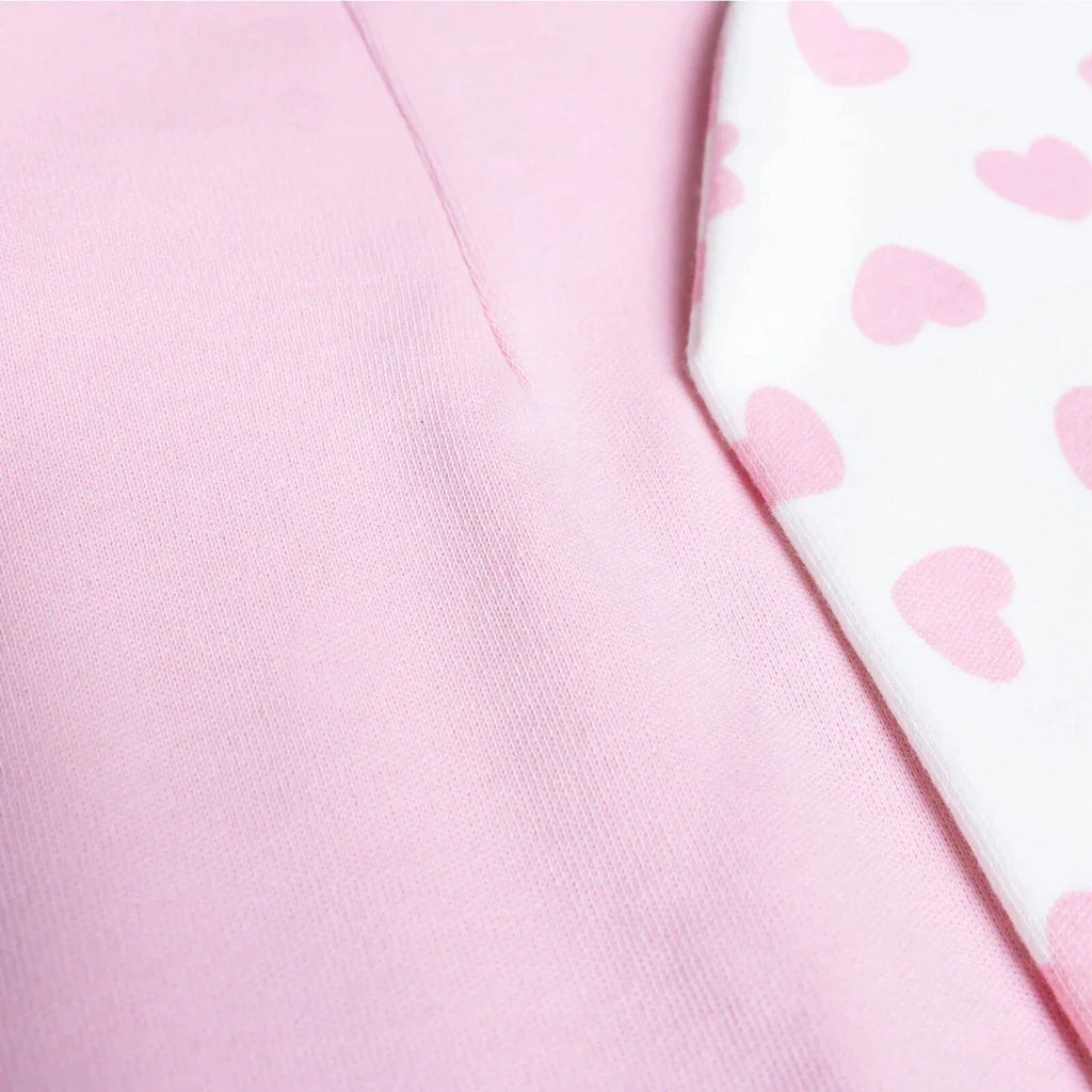 Little Plane Girls 2-Pack Hat Heart - Pink