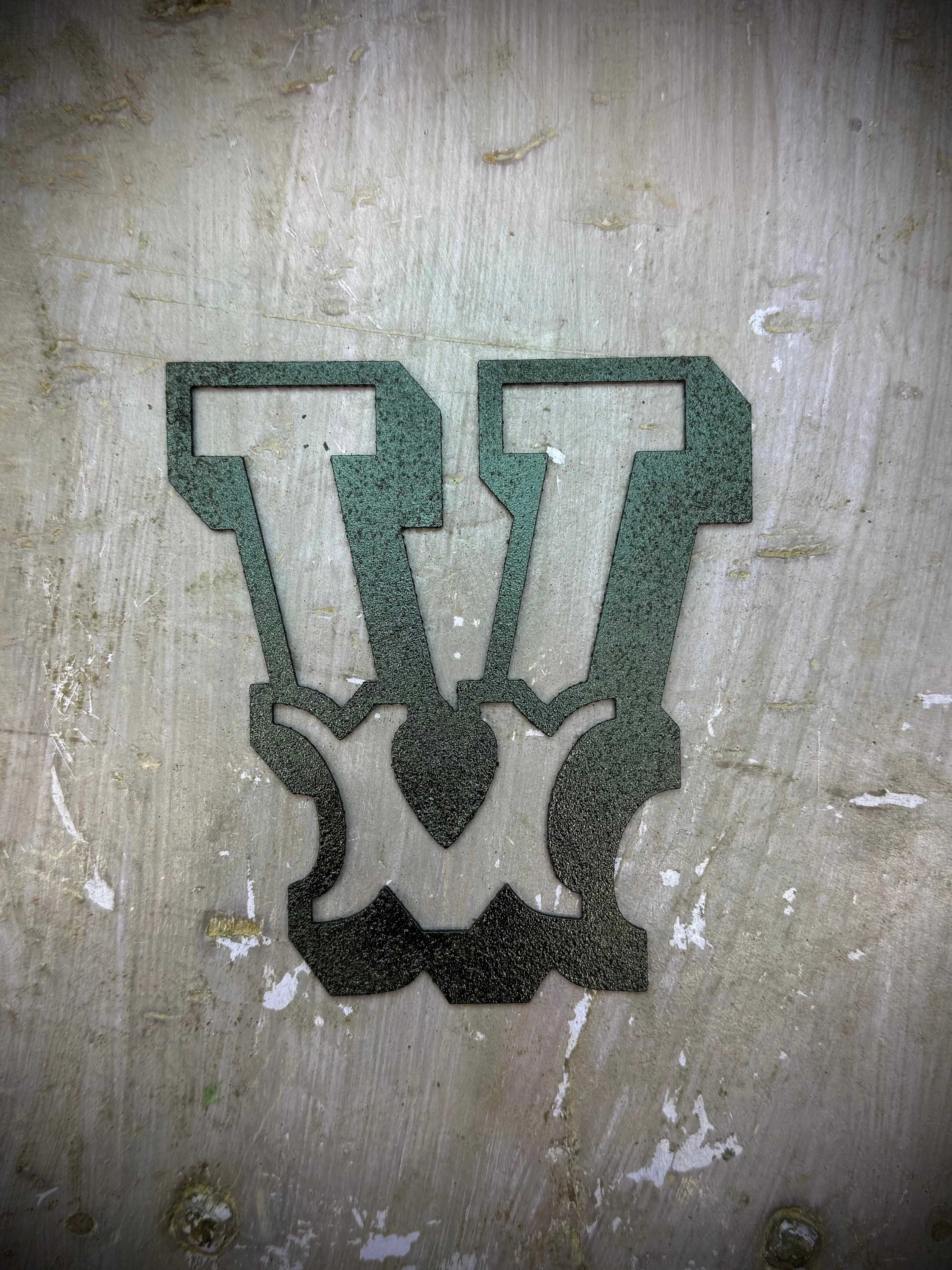 Rustic Black Metal Carnival Letters | Industrial Steel Wall Decor by RWN