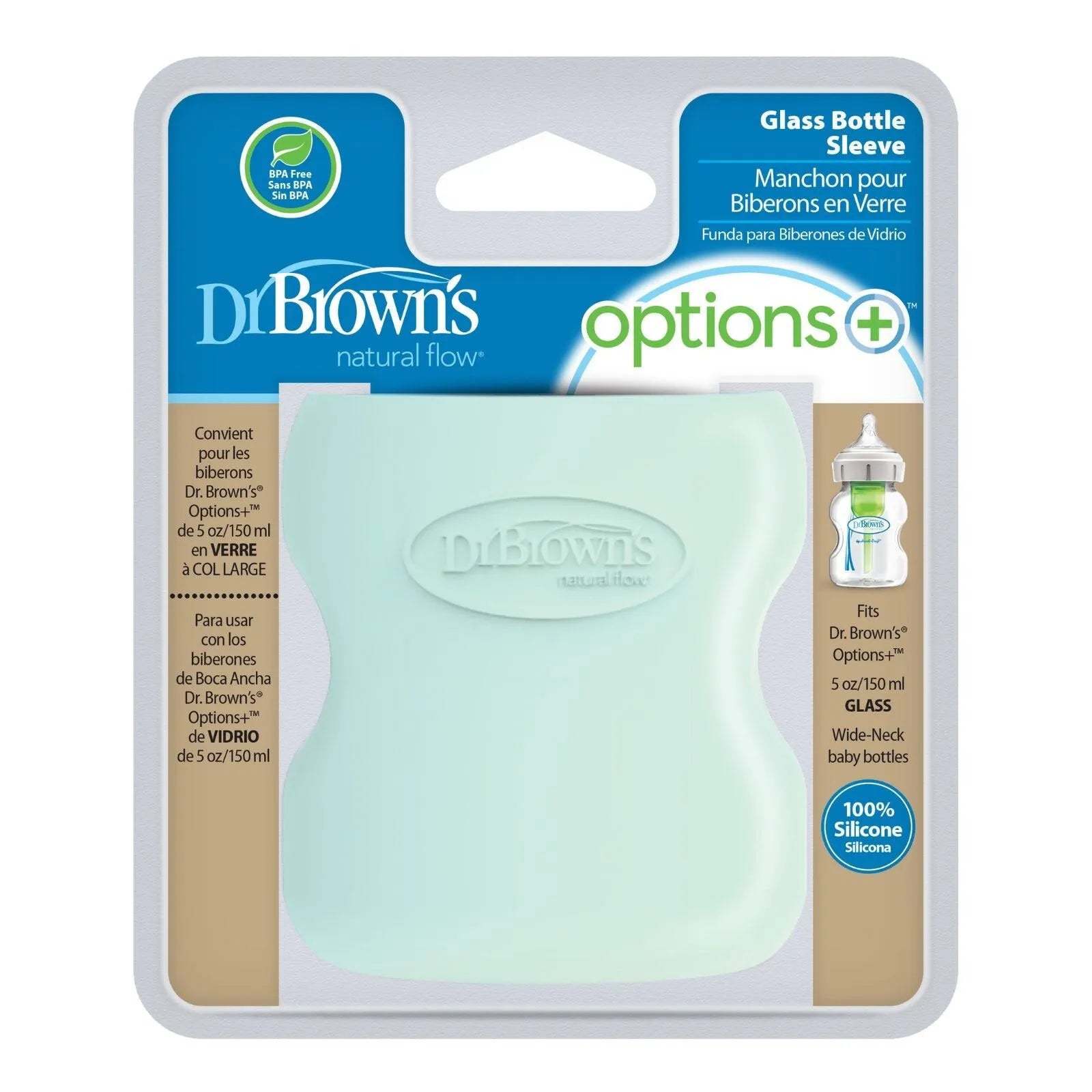 Dr. Brown's Options Glass Bottle Sleeve 150ml