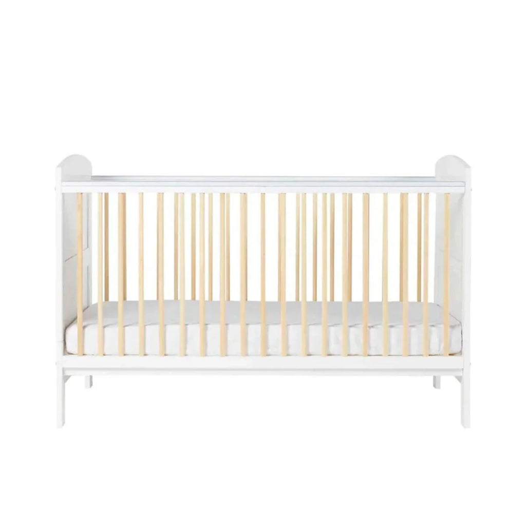 Ickle Bubba Coleby Scandi Cot Bed Scandi White - Without Mattress