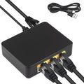 Maxhood Gigabit Ethernet Splitter 1 to 3 | 1000Mbps RJ45 Adapter