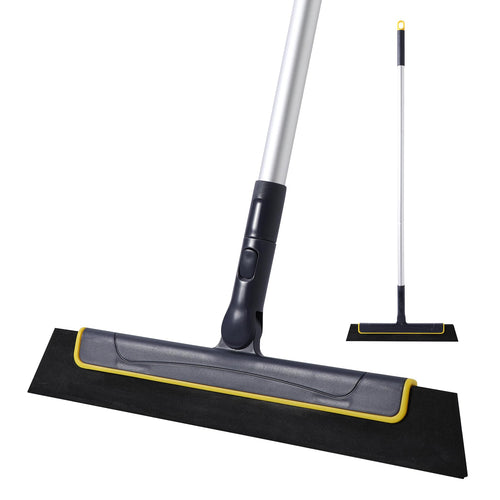 Floor Squeegee – 51in Adjustable Broom for Pet Hair and Tile
