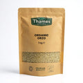 Thames Organic Orzo (Risoni) – Vegan & Non-GMO Pasta Grains, 1kg