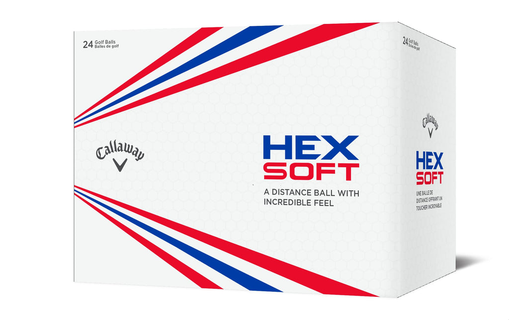 Callaway Hex Soft Golf Balls 2019 - Low Compression - White, 24 Pack