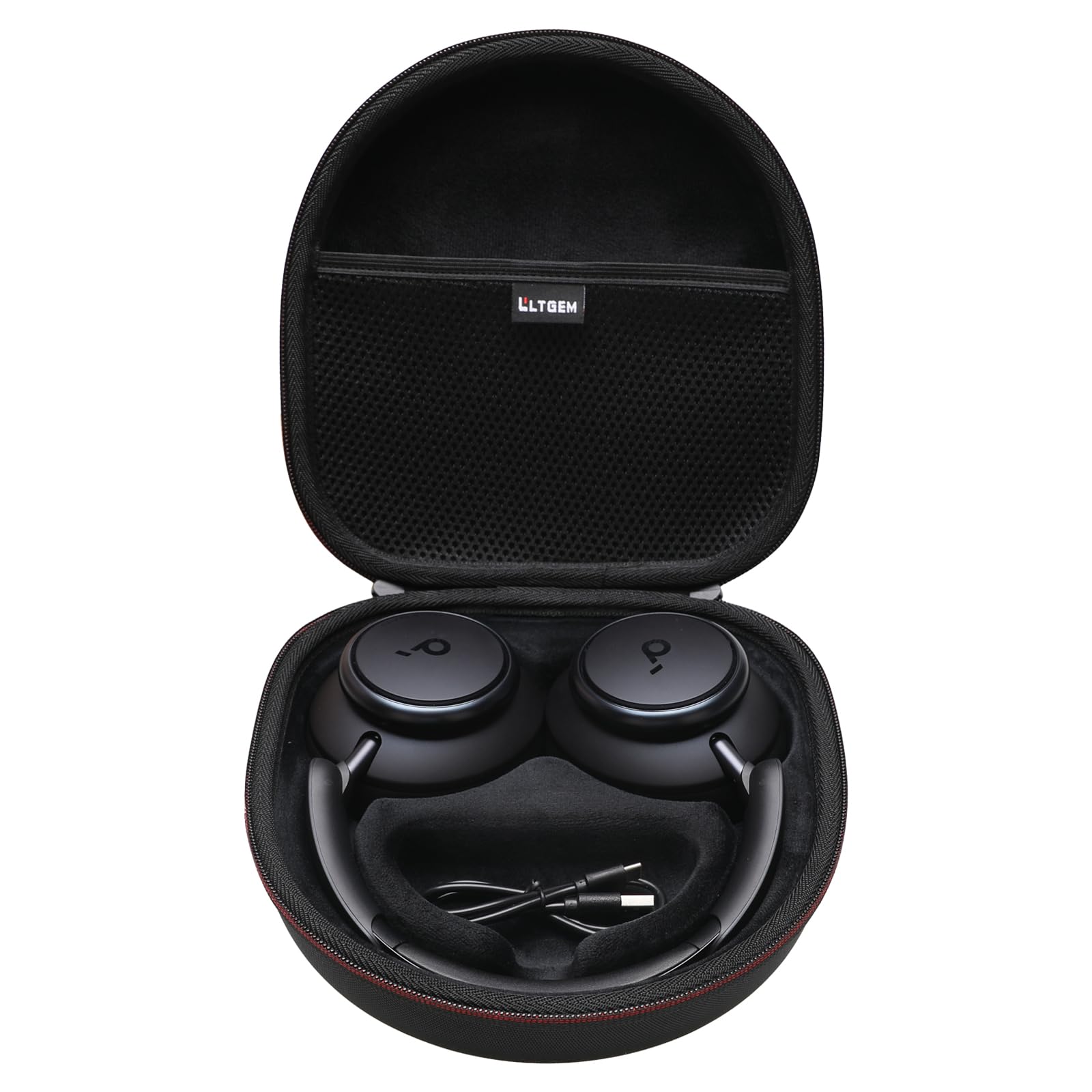 LTGEM Hard Carrying Case for Soundcore by Anker Q20 Q30 Q45 – Black