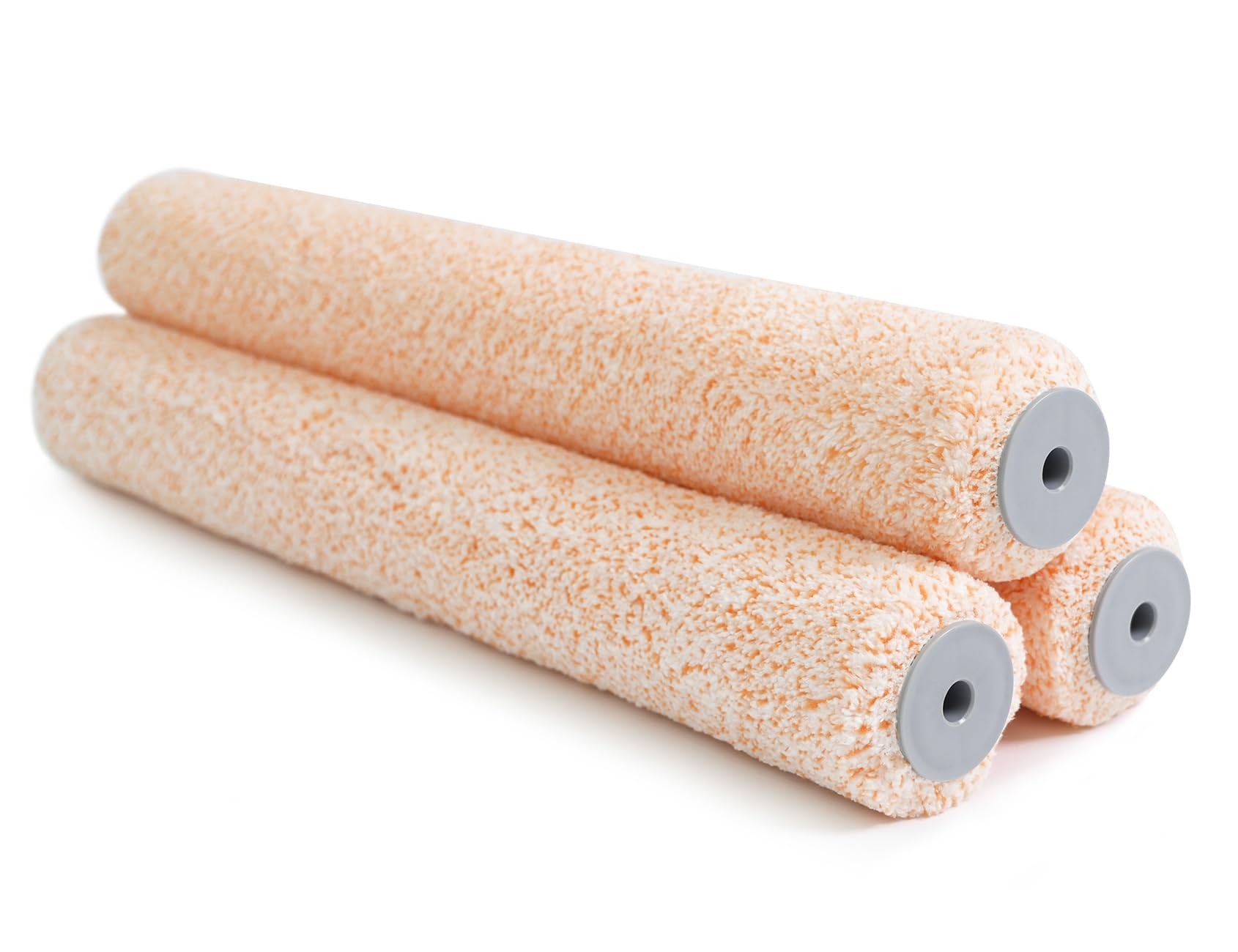 ROLLINGDOG 18 Inch Paint Roller Covers - 3/8" Nap Sleeves (3 Pack)
