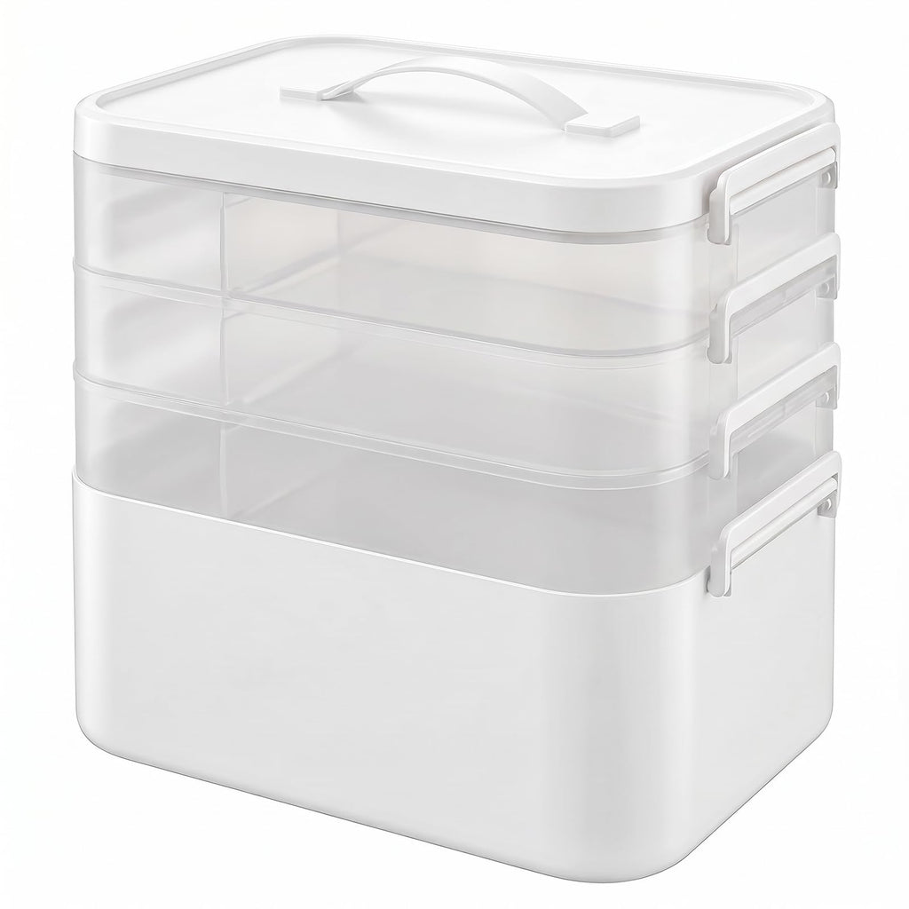 Stidyzo Medicine Storage Box, 4-layer Stackable Storage Box - image 1