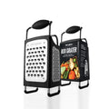 Microplane 4-Sided Box Grater – Stainless Steel with Soft Grip Handle
