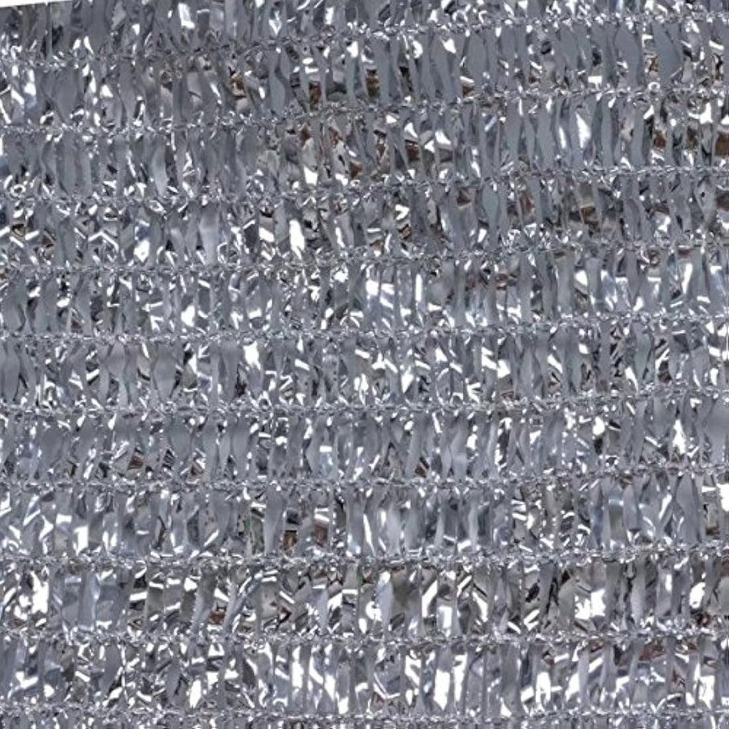 Soclear Aluminet Shade Cloth – 70% UV Reflective Pet & Garden Fabric – 13x24'