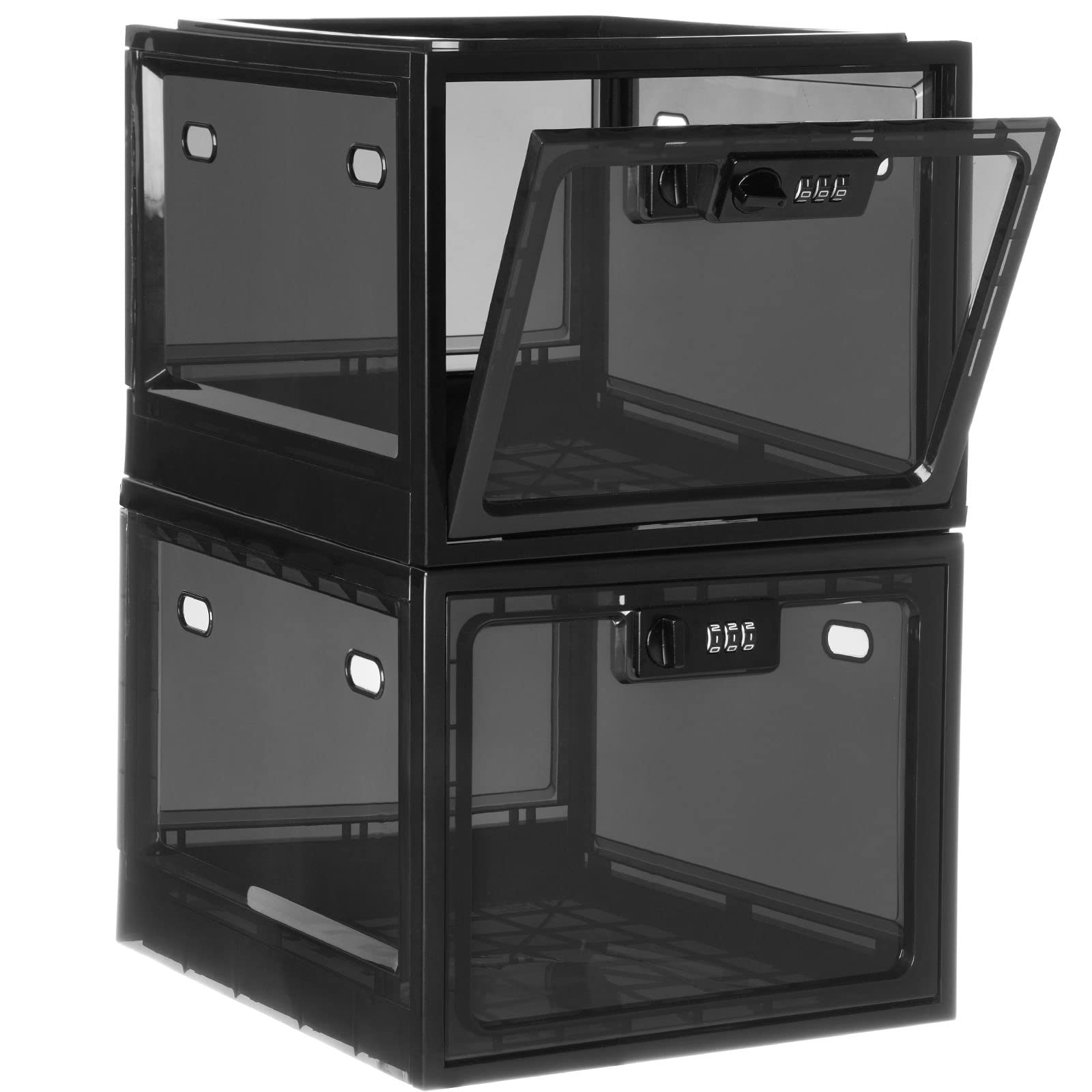 Lalifebuss Medicine Lock Box – Large Stackable Food Safe Storage Container