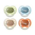 Tommee Tippee Glow in the Dark Orthodontic Dummy, 0-6m, 4 Pack
