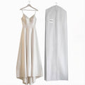 Dntorx Wedding Dress Bag 72In, Dress Bag Cover Long with 10In Gusset White
