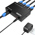 MT-VIKI 4K HDMI Splitter 1 in 4 Out | 4-Way Distributor with UK Power