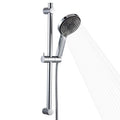 OFFO High Pressure Shower Head Set with 60cm Adjustable Slide Bar | Chrome