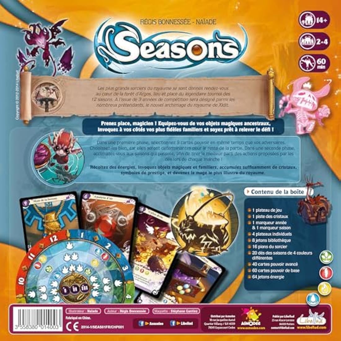 Asmodee Seasons Board Game – Strategy Tabletop Family Game by Jolof Store
