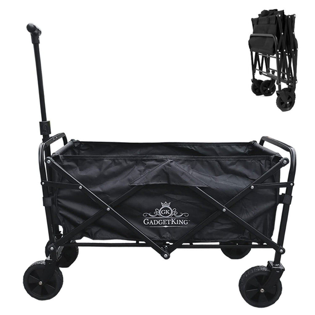 Heavy Duty Folding Garden Wagon – 100kg Capacity Trolley