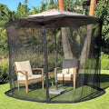 11-12 FT Umbrella Mosquito Net | Heavy Duty Patio Screen