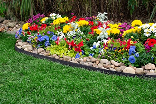 EasyFlex Tall Wall No-Dig Landscape Edging Kit - 90' Recycled Plastic