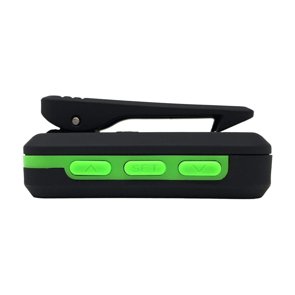 Gymboss PLUS Interval Timer and Watch Strap Bundle - Black/Green