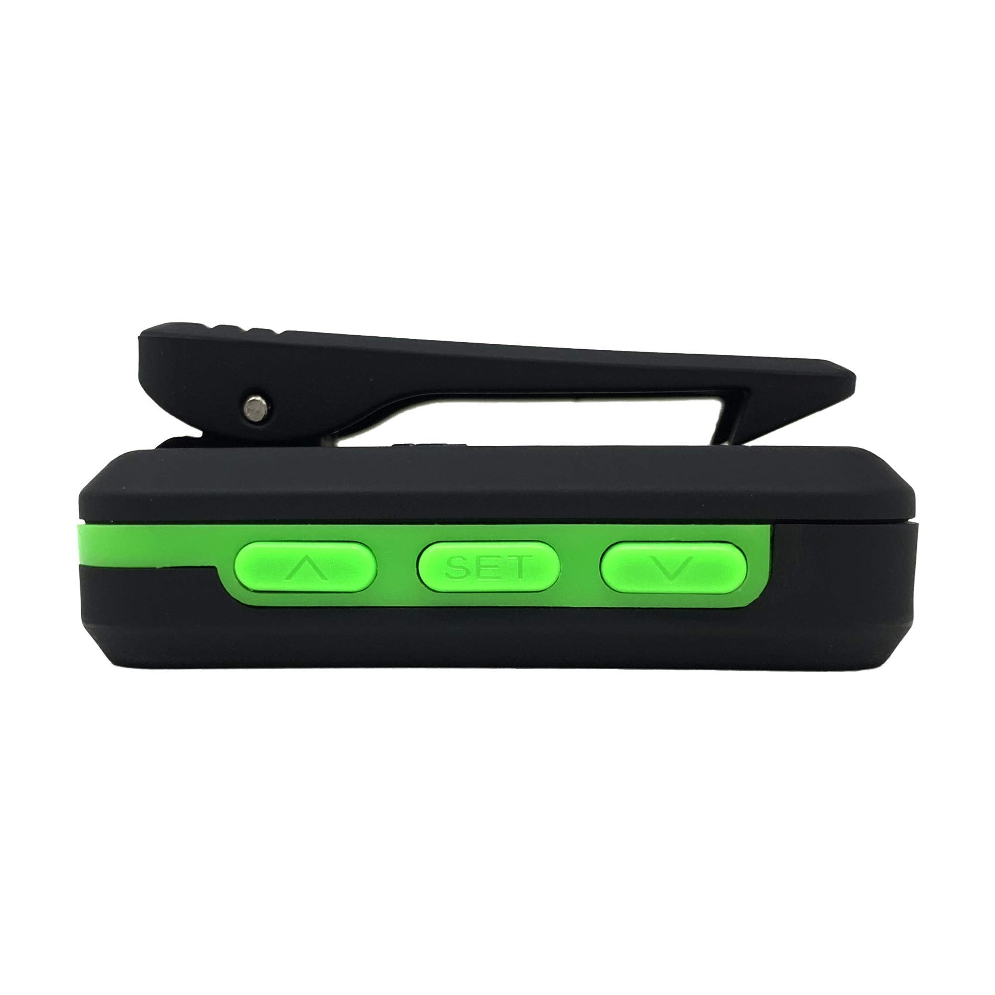 Gymboss PLUS Interval Timer and Watch Strap Bundle - Black/Green