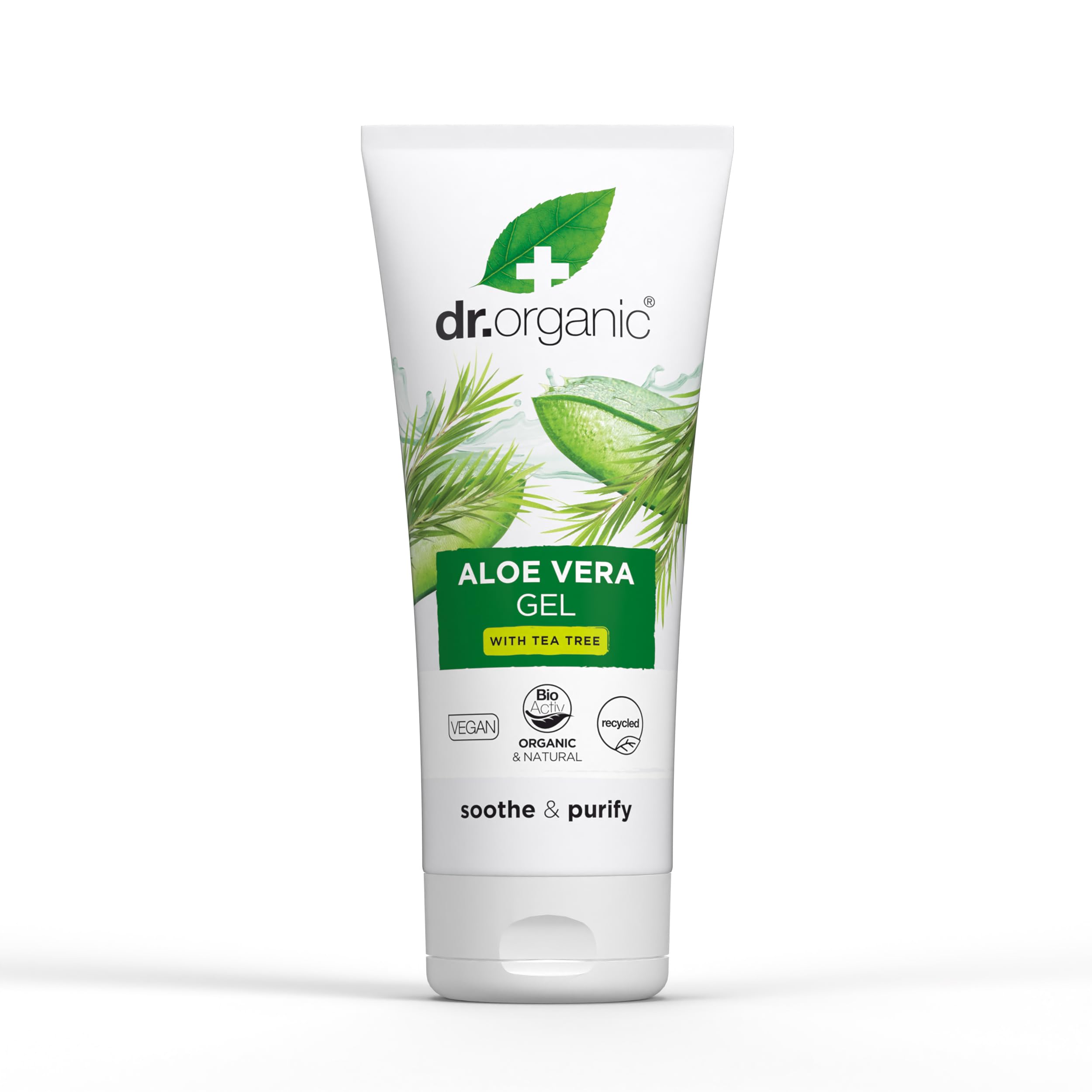 Dr Organic Aloe Vera Gel with Tea Tree – Purifying & Soothing Skin Gel