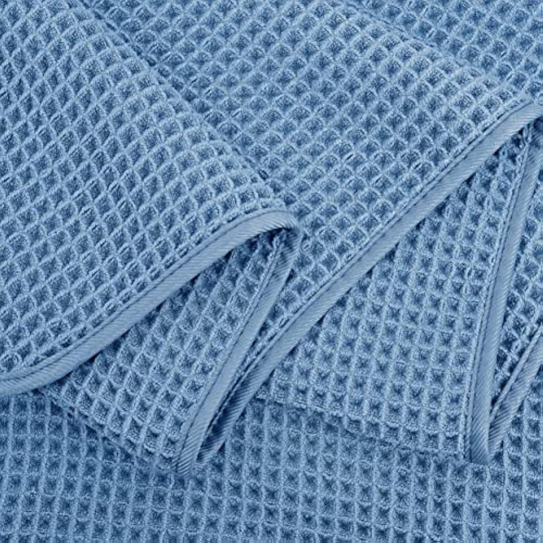 Polyte Microfibre Bath Sheet Set – Quick Dry Waffle Weave, 2 Pack